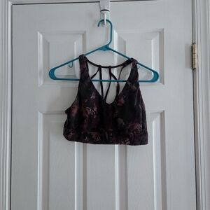 All in Motion Black and Pink Sports Bra